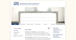 Desktop Screenshot of kanzlei-hps.de